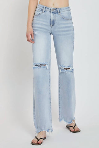 Risen - Alex High-Rise Wide Leg Jeans