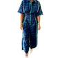 Aureum - Plaid Pleated Wide Leg Jumpsuit