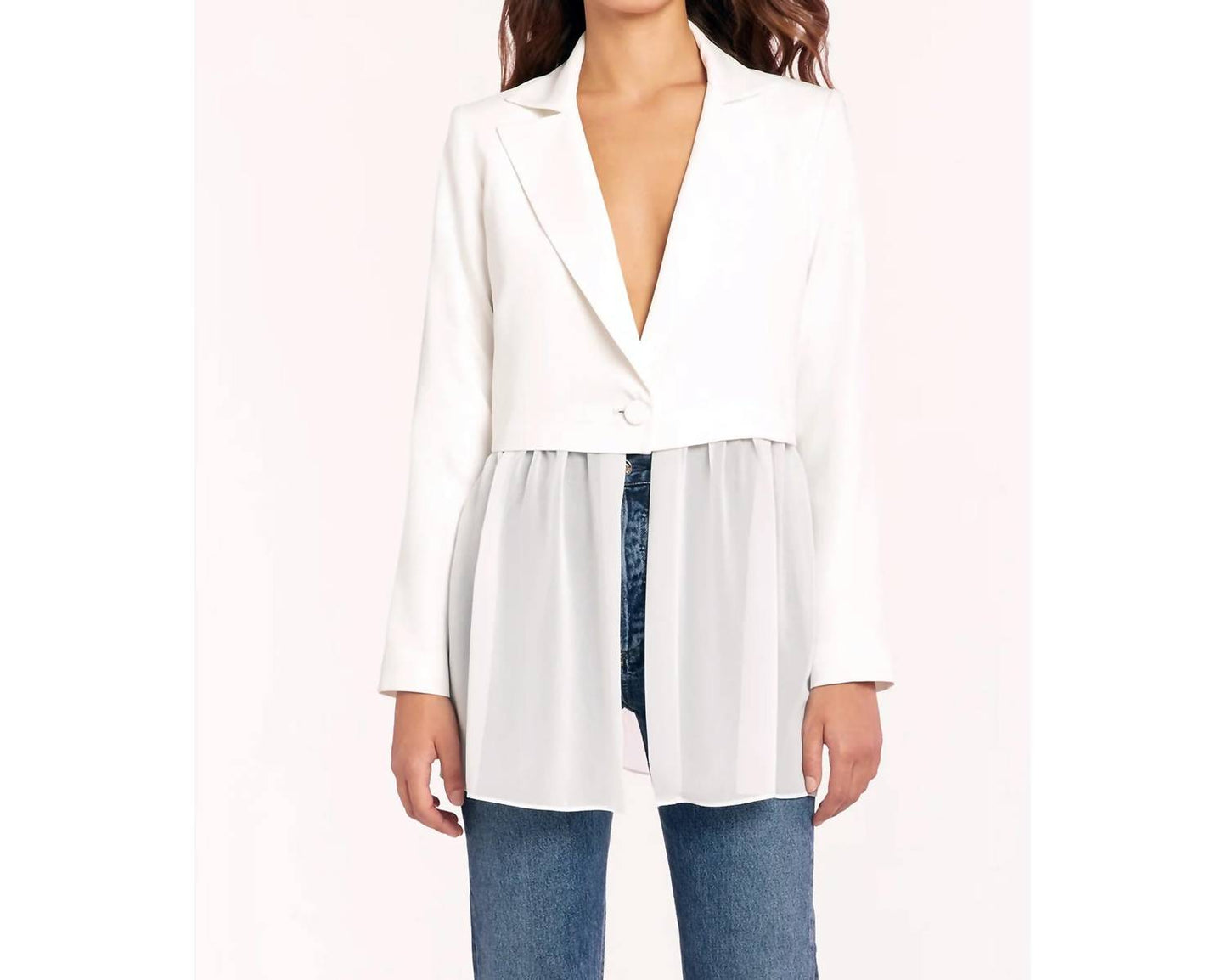 Amanda Uprichard - Jonas Sheer Bottom Blazer