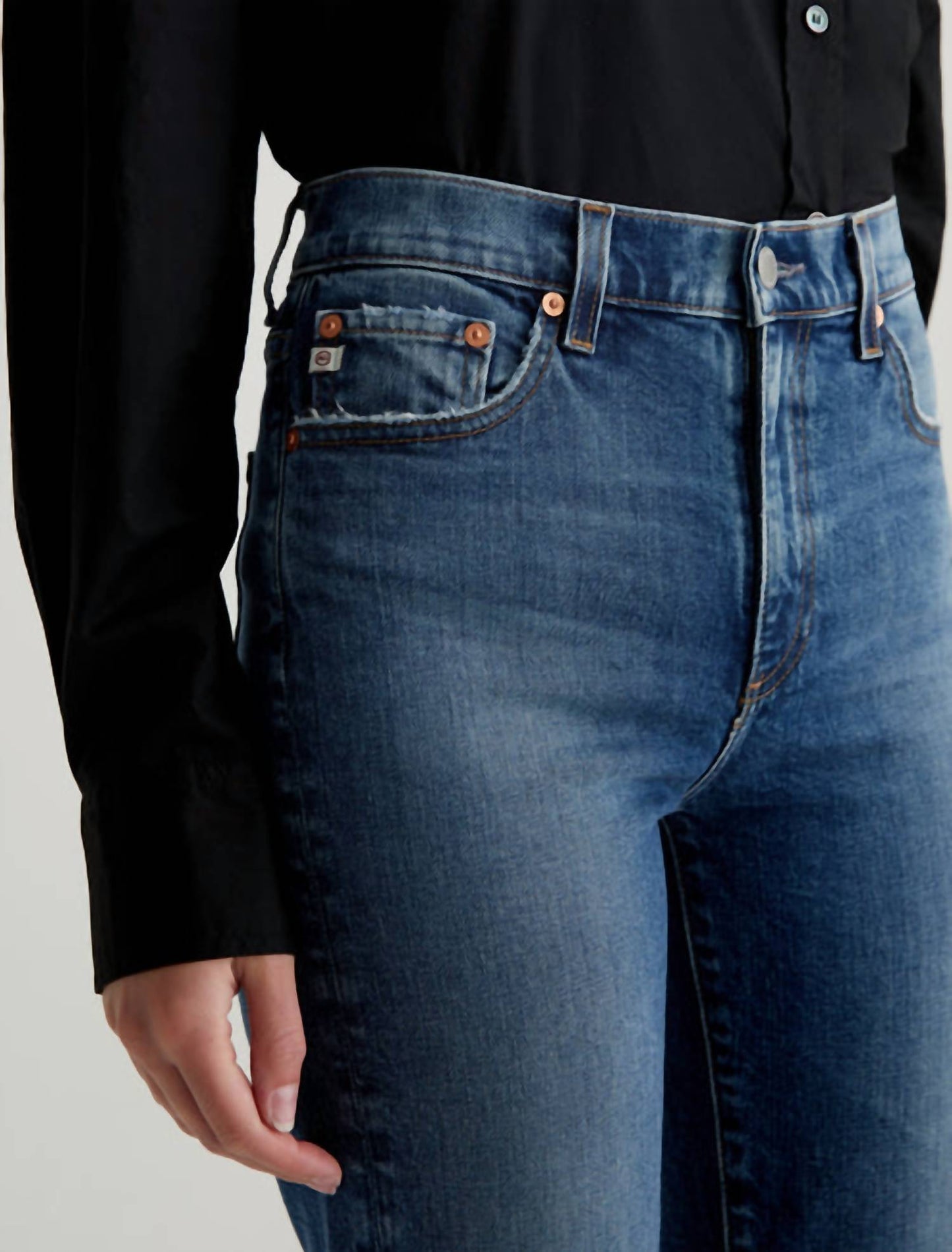 Ag Jeans - Brinley Mid-rise Straight Denim Jeans