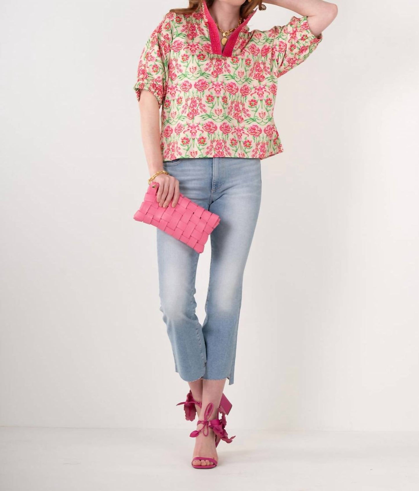 Emily Mccarthy - Poppy Dolman Sleeves Top