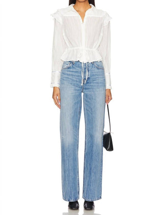 Free People - Daybreak Cinch Waist Blouse