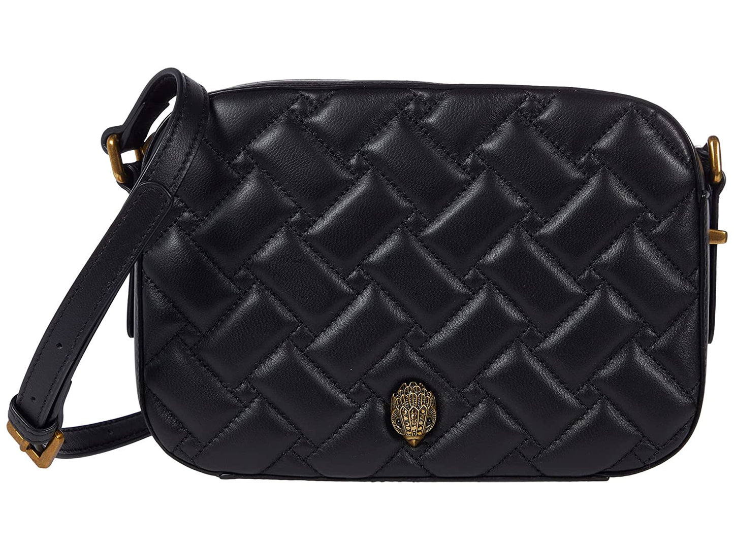 Kurt Geiger London Women's Kensington Quilted Leather Crossbody Bag Black Size Regular
