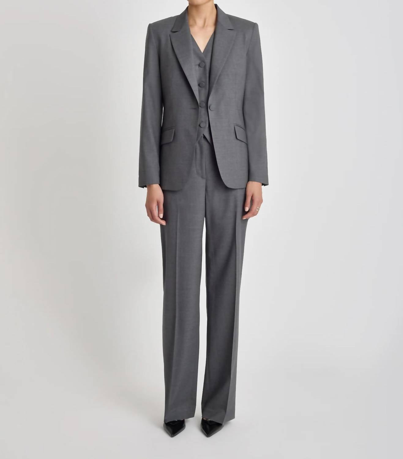 Judith & Charles - Classic Fit Stretch Wool Jacket