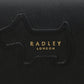 Radley London Women's Shadow Flapover Leather Wallet Black Size Large