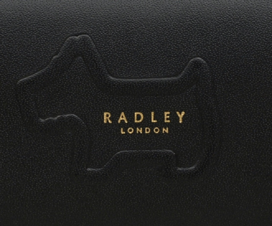 Radley London Women's Shadow Flapover Leather Wallet Black Size Large