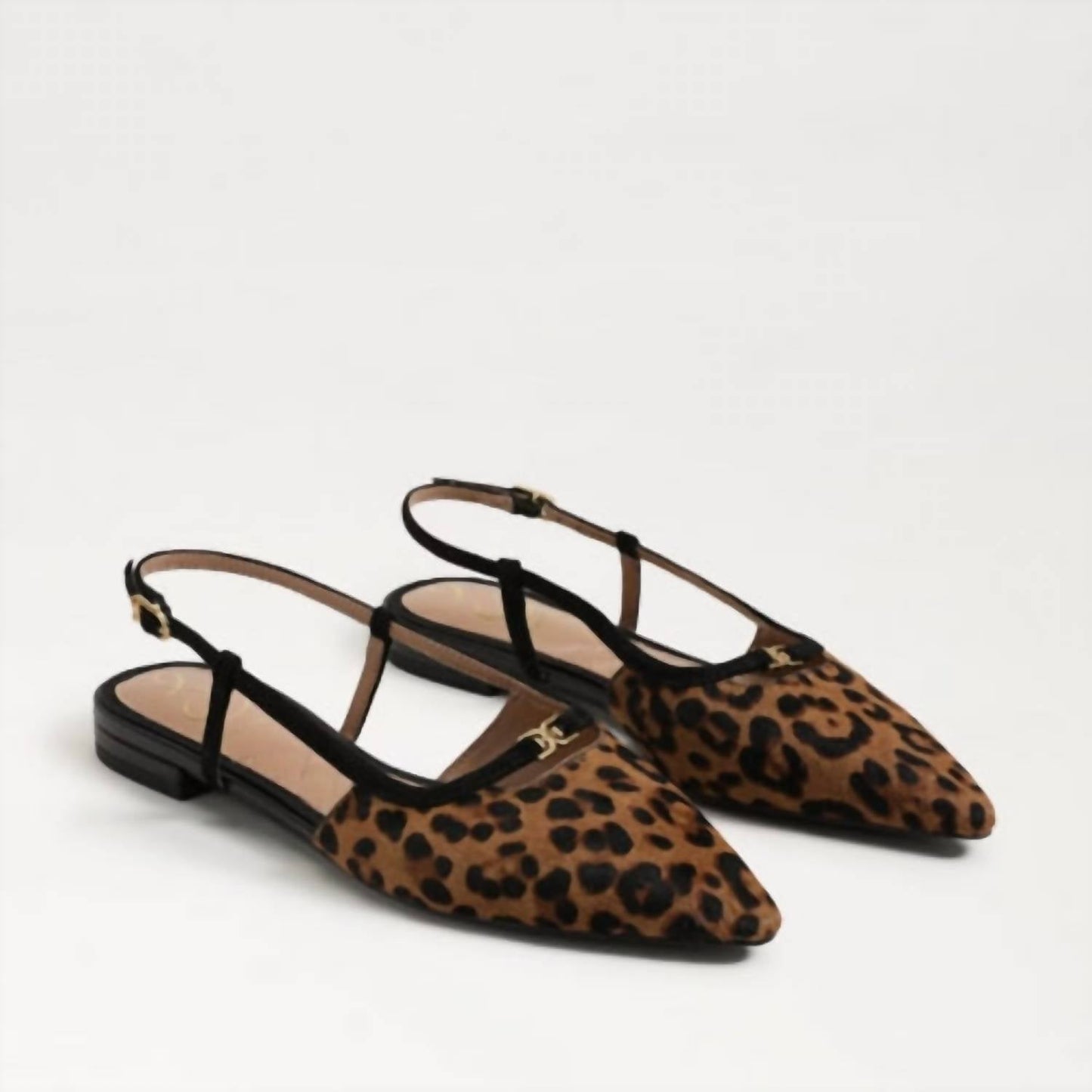 Sam Edelman - Women's Cohen Leopard Suede Slingback Flats