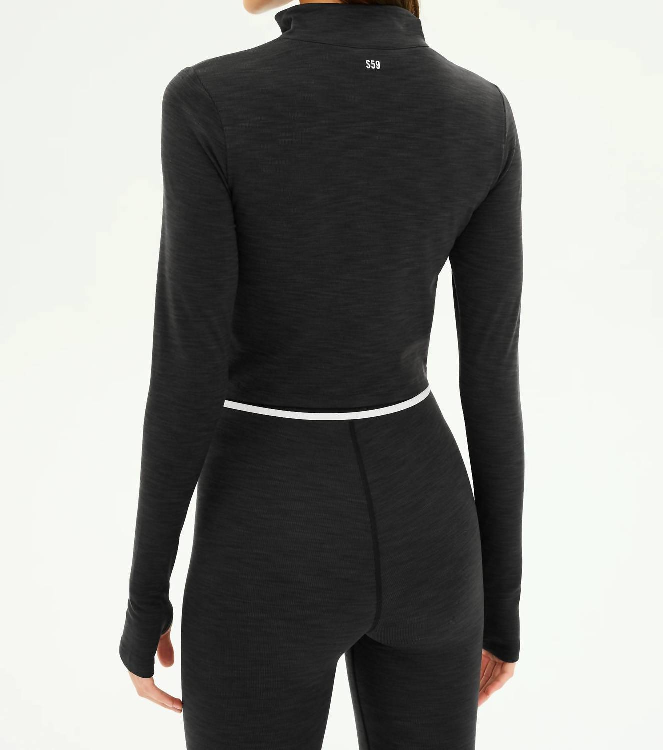 Splits59 - Stevie Active Rib Half Zip Sweater