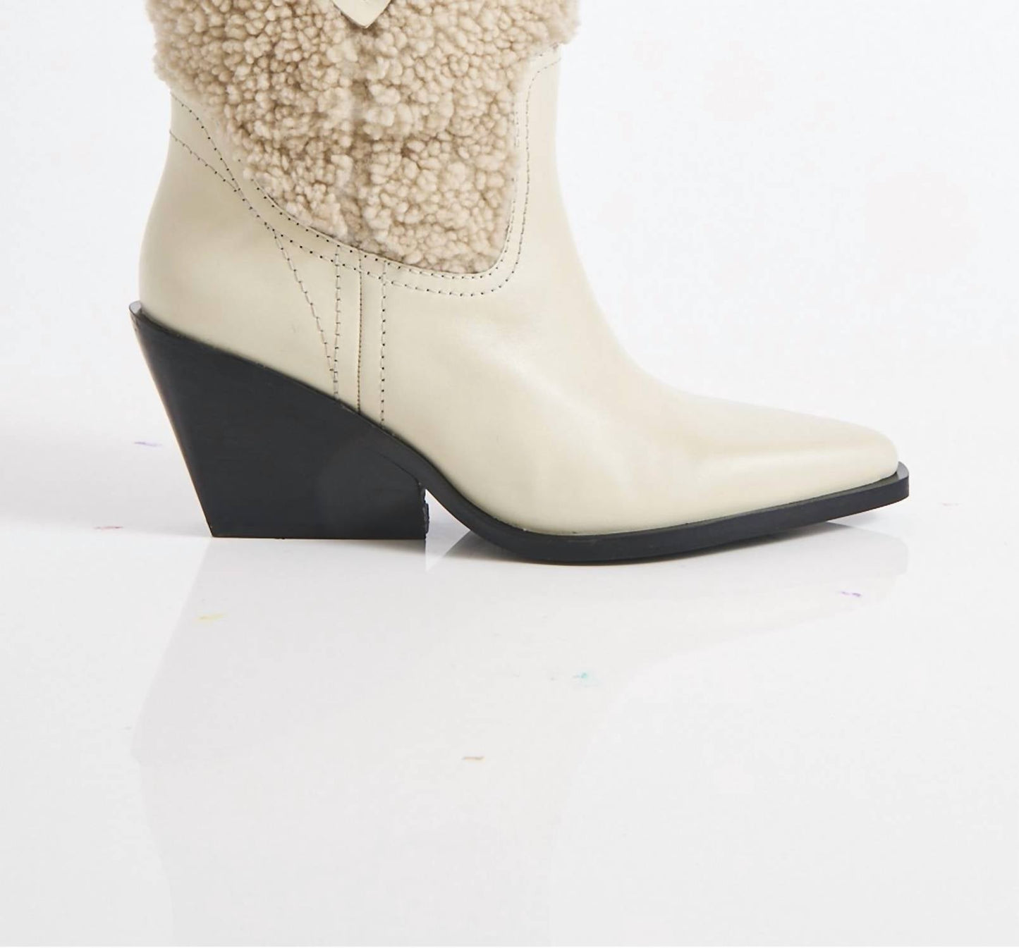 Free People - Women's Pitchfork Shearling Western Boot