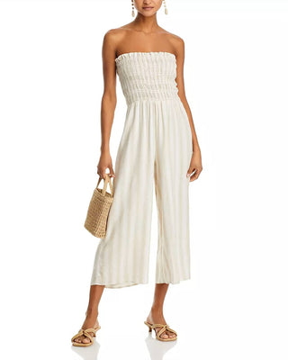 Bella Dahl - Smocked Strapless Jumpsuit