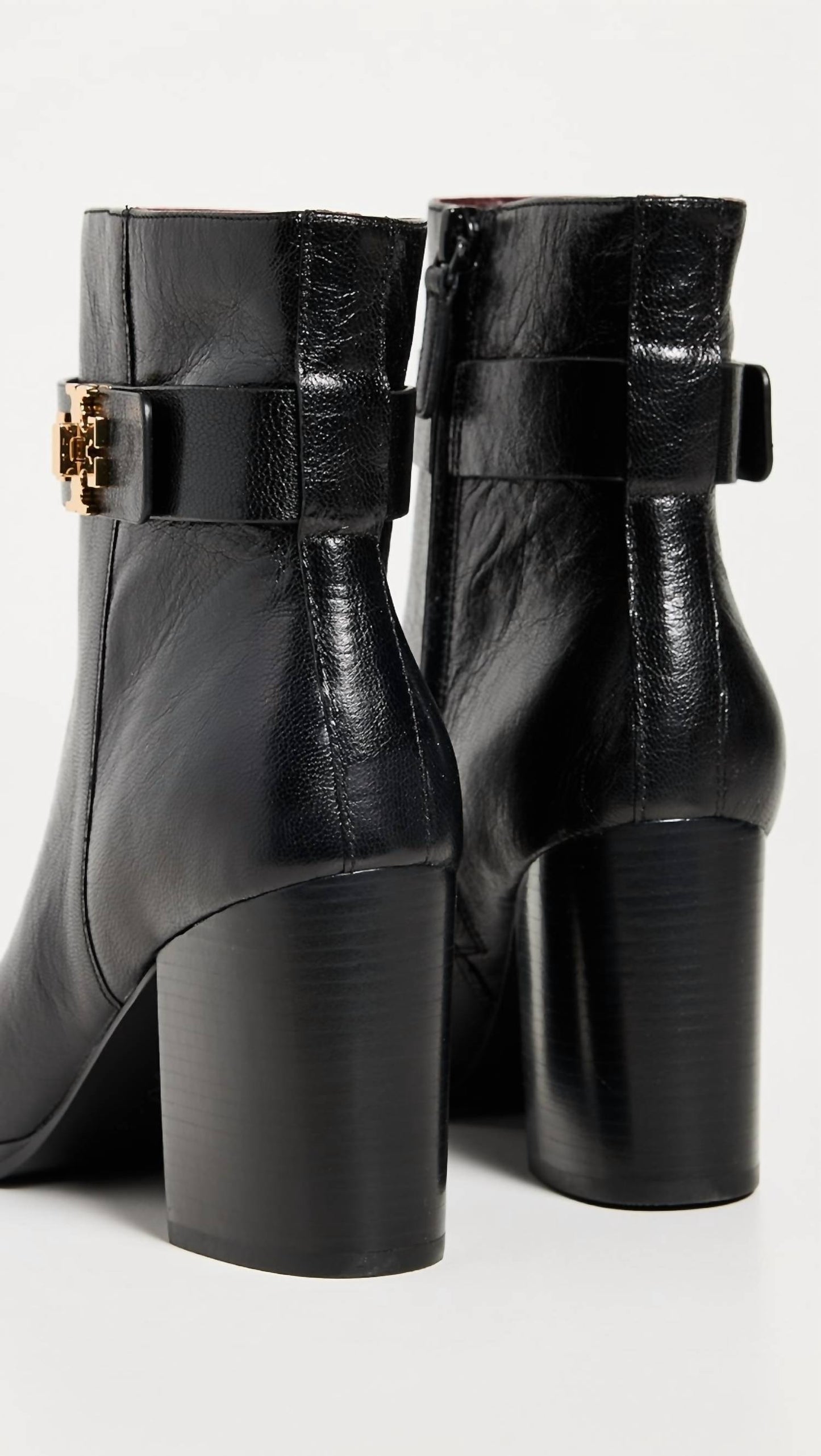 Tory Burch - Women's T Lock Heeled Ankle Boots