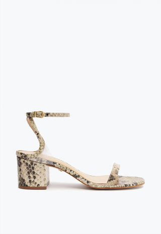 Schutz - Women's Skye Mid Snake Print Block Heel