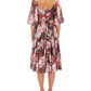 Sachin & Babi - Jamie Ikat Floral Print Midi Dress