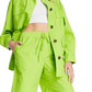 Topshop Drawstring Shorts in Light Green Size 2 US from Nordstrom
