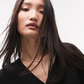 Topshop Waffle Knit Crop Cardigan In Black Size X-Small