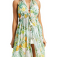 Topshop Sheer Beach Cover-Up In Multi Size Small