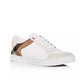 Burberry Men's Reeth Check Trim Low Top Sneaker White Size 42