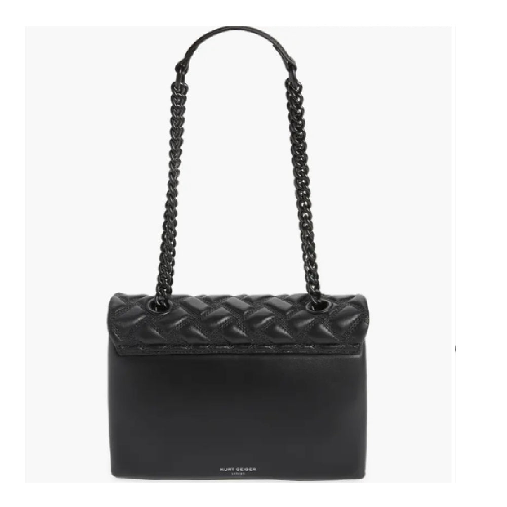 Kurt Geiger London Women's Kensington Drench Leather Bag Black Size Regular