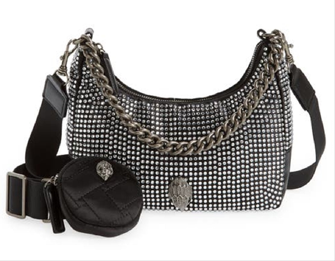 Kurt Geiger London Women's Rhinestone Crossbody Bag Black Size Regular