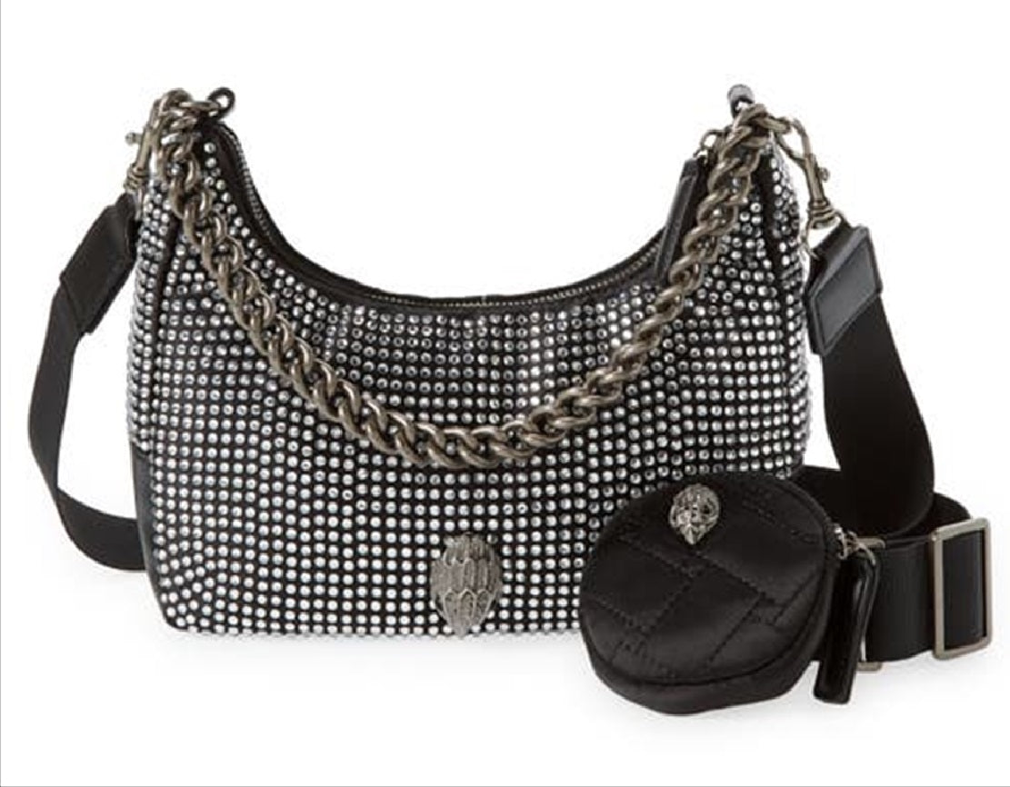 Kurt Geiger London Women's Rhinestone Crossbody Bag Black Size Regular