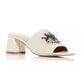 Kurt Geiger London Women's Olive Eye Slide Sandal White Size 7