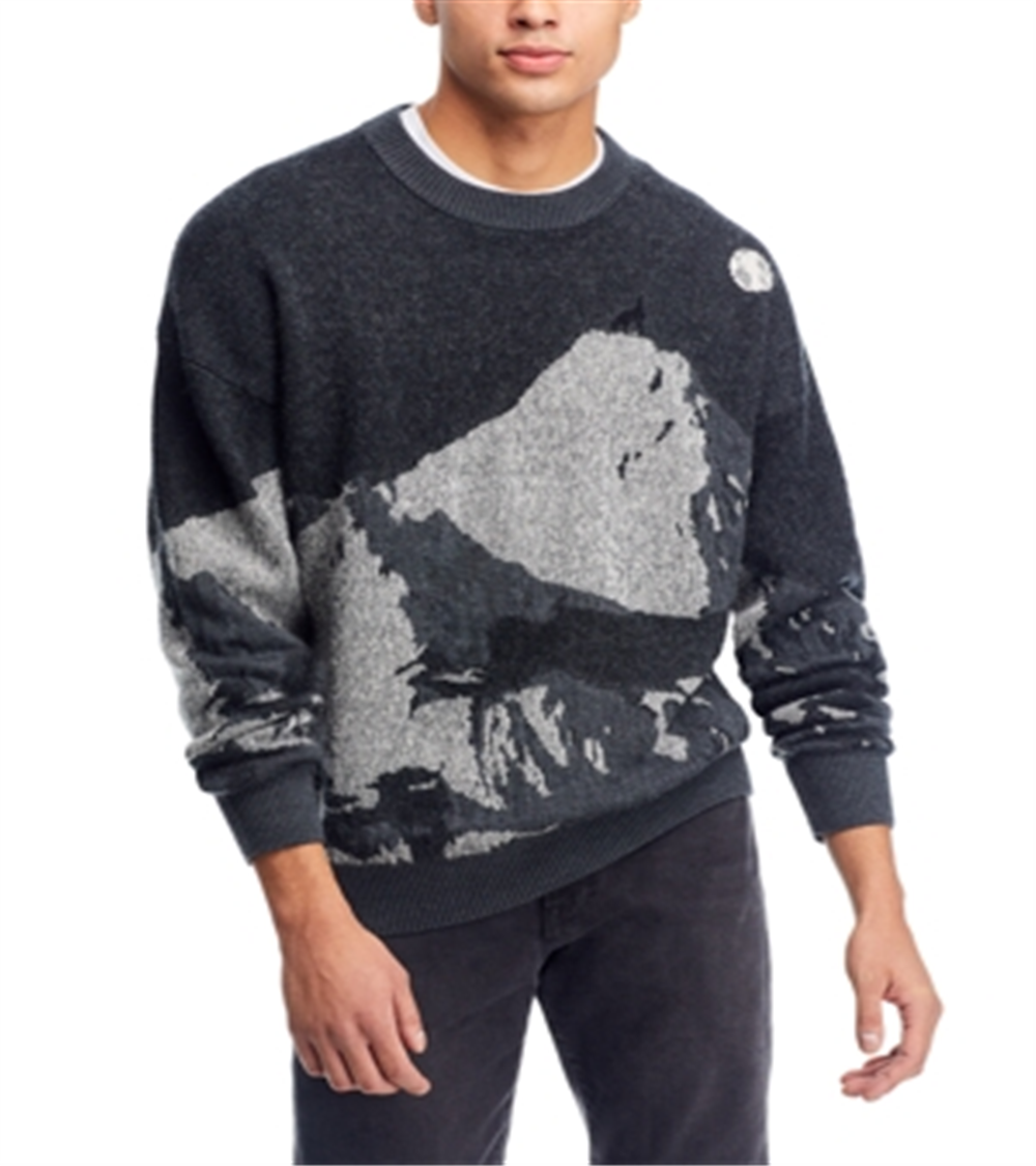 Hugo Sermatt Long Sleeve Crewneck Wool Sweater