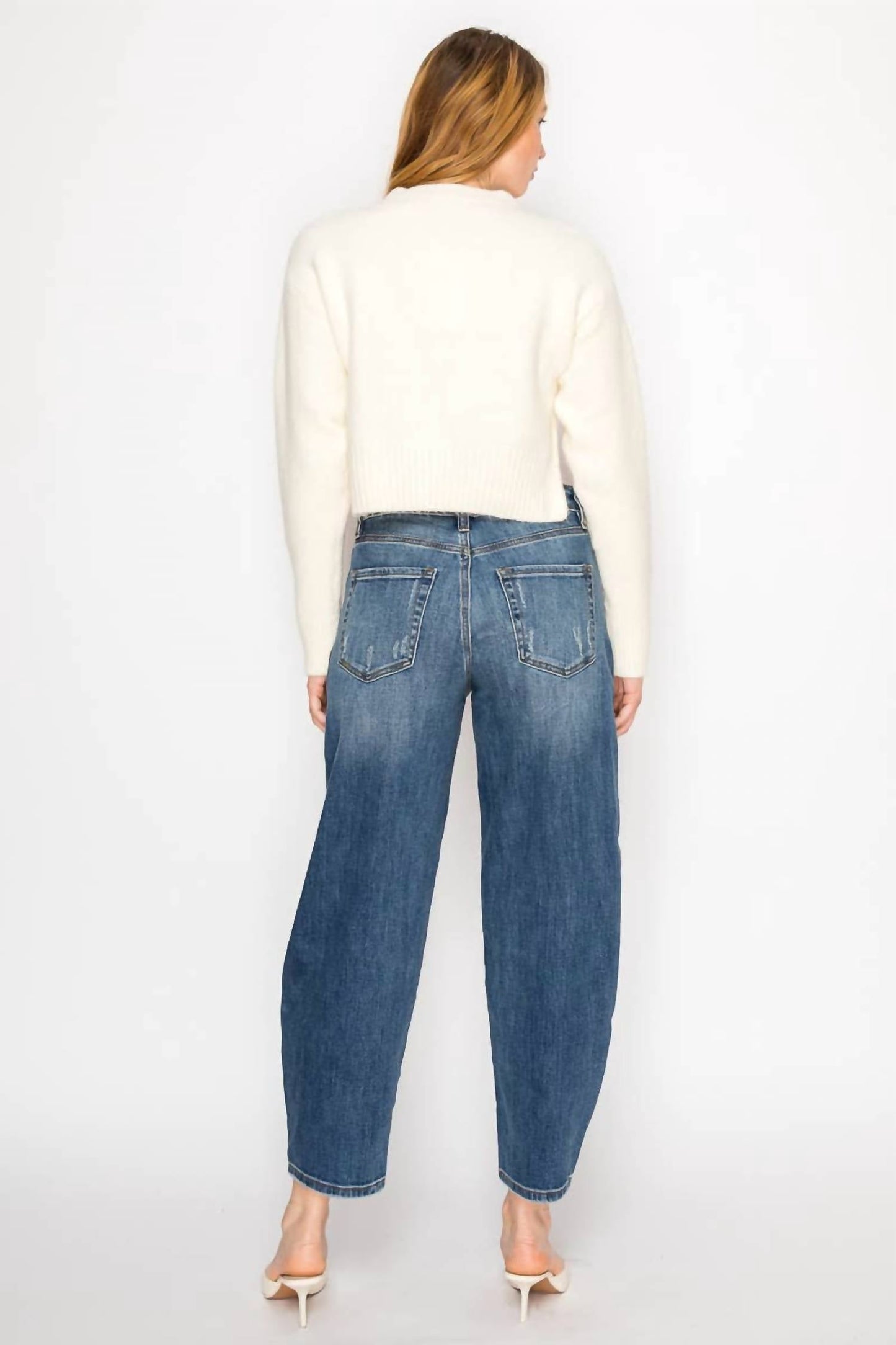 Artemis Vintage - High Rise Relaxed Barrel Jeans