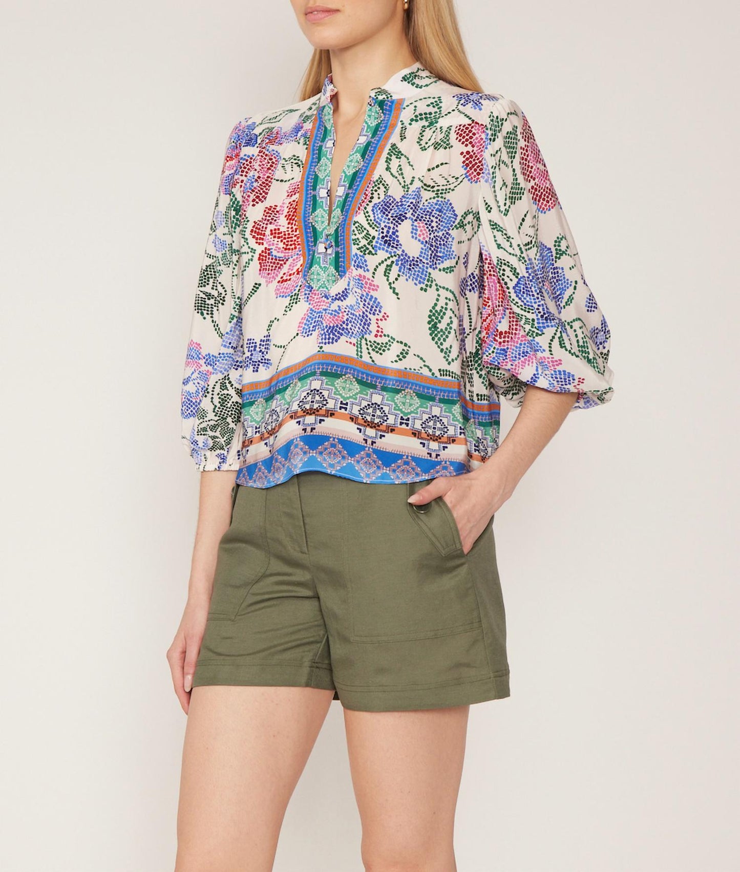 Gilner Farrar - Bethany 3/4 Sleeves Blouse