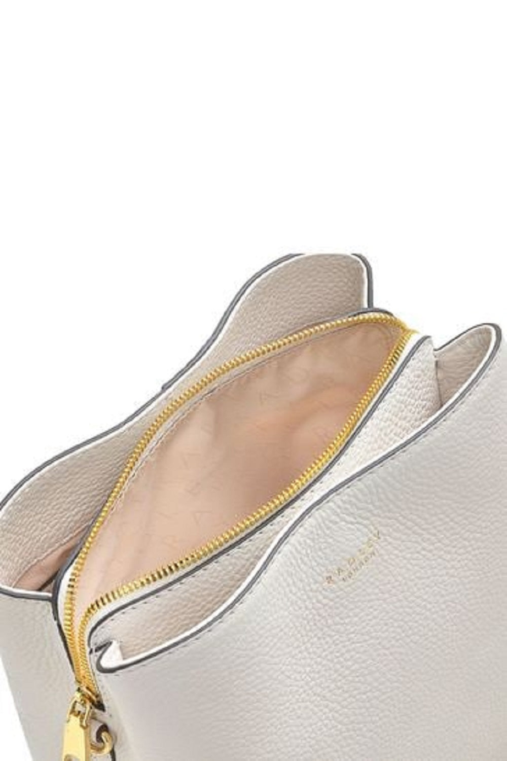 Radley London Women's Leather Compartment Crossbody Beige Size 15