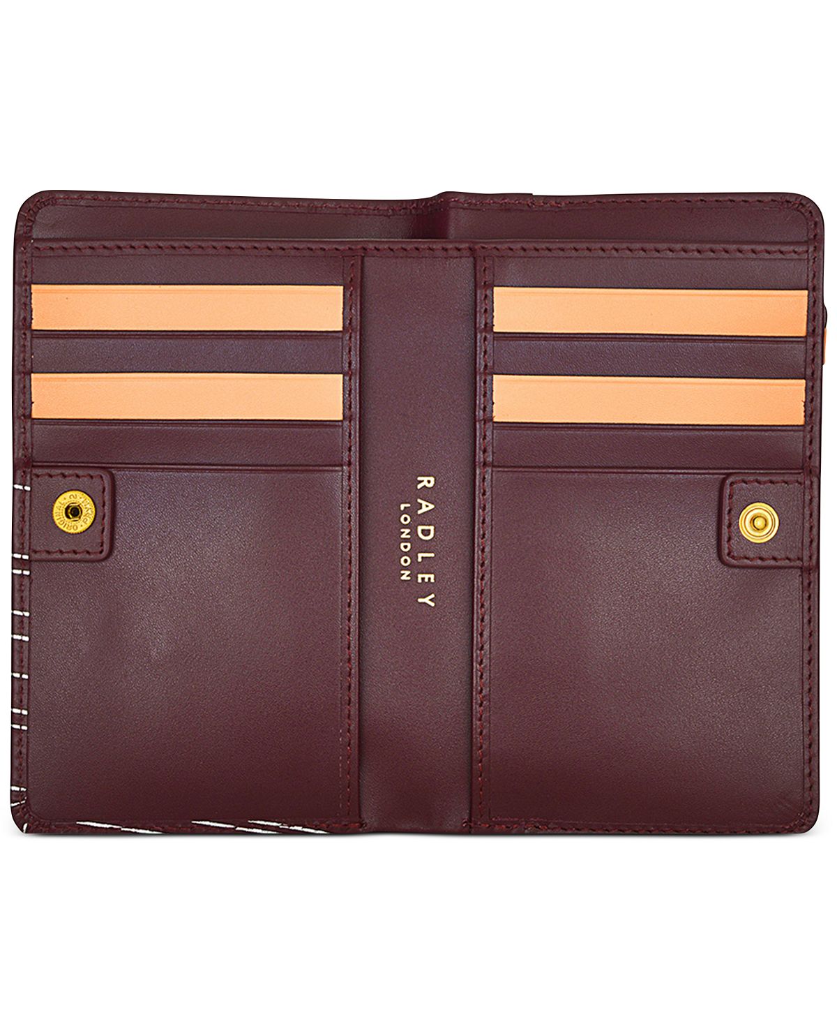 Radley London Women's Puddle Pals Bifold Leather Wallet Red Size Regular