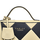 Radley London Women's York Avenue Checkerboard Mini Zip Top Crossbody Bag Beige Size One Size