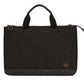 Knomo London Shoreditch Top Zip 12 inch Tablet laptop Slim Brief Case Black Size Regular