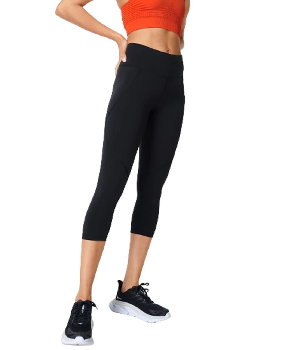 Sweaty Betty Women's Black Power Workout Crop Leggings Size Small
