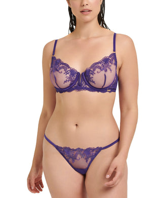 Bluebella Women's Marseille Brief Underwear Purple Size 6