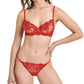 Bluebella Women's Marseille Embroidered Bra 41815 Red Size 34A