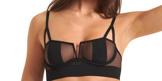 Bluebella Women's Orla Mesh Balconette Bra 41578 Black Size 36A