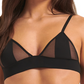 Bluebella Women's Orla Soft Wireless Mesh Bra Black Size X-Large