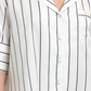Bluebella Women's Alma Striped Short Pajamas Set White Size 6