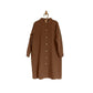 The Simple Folk Women's Maternity Oversized Linen Jua Jacket Rust Brown Size Small