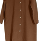 The Simple Folk Women's Maternity Oversized Linen Jua Jacket Rust Brown Size Small
