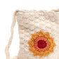Skinnydip London Women's Crochet Mini Crossbody Pouch White Size Regular