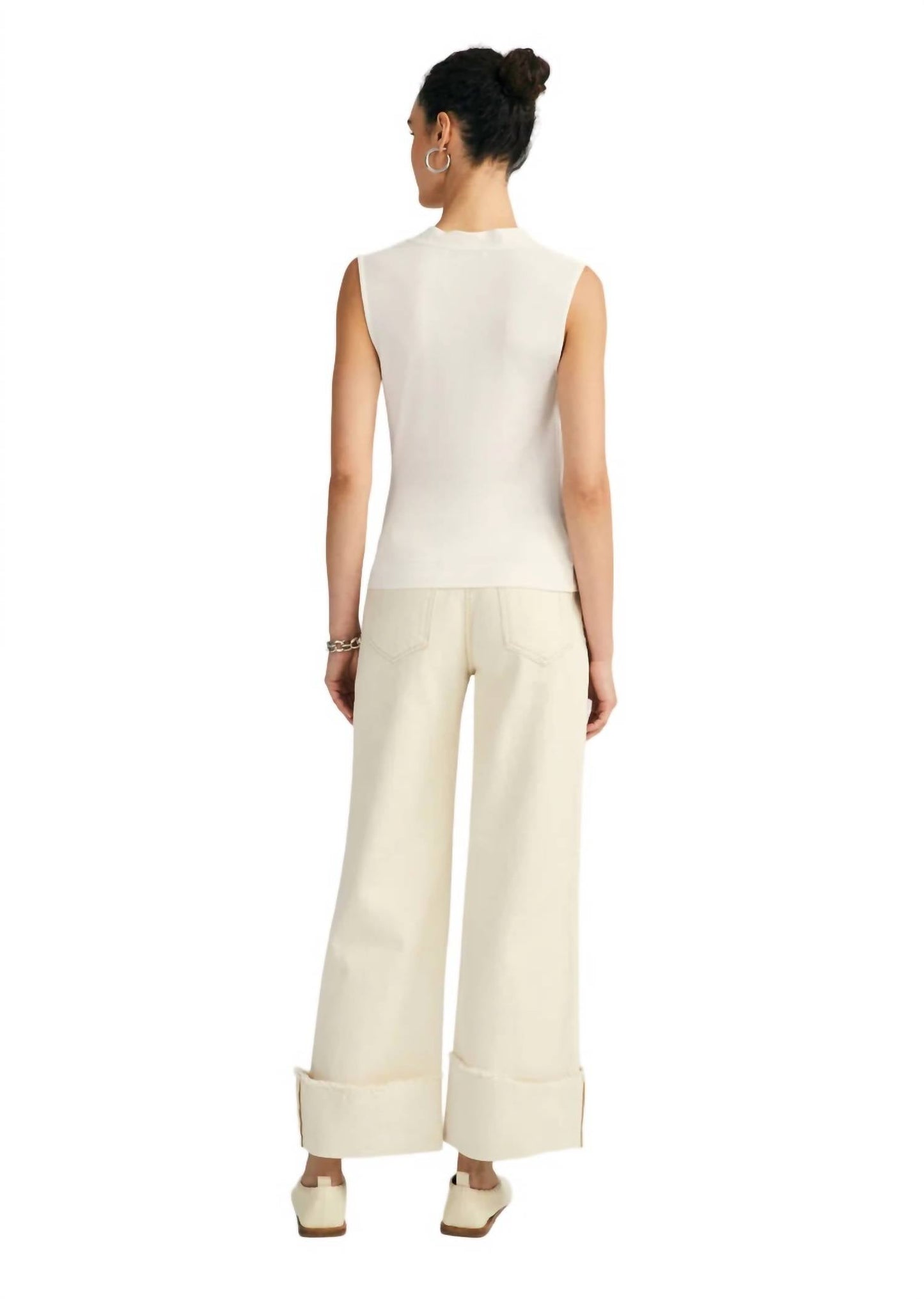 Derek Lam 10 Crosby - Alya Sleeveless Draped Top