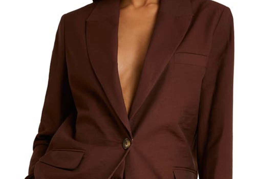 River Island Dark Brown Blazer - US Size 6