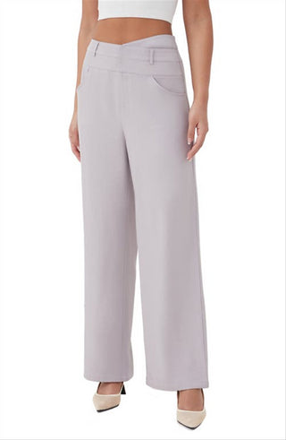4th & Reckless Elodie Wide Leg Trousers in Lilac, Size Small