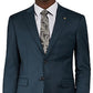 Ted Baker Men's Debonair Plain Wool Suit Jacket Blue Size 38