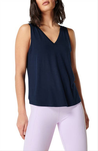 Sweaty Betty Women's Navy Wave Holistic Tank Size Medium