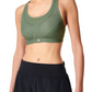 Sweaty Betty Women's Heath Green Ultra Run Sports Bra Size 36DD