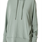 Sweaty Betty Luxe Fleece Hoodie - Green Mist, Size XL