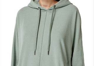 Sweaty Betty Luxe Fleece Hoodie - Green Mist, Size XL
