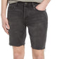 Allsaints Switch Raw Hem Denim Shorts In Washed Black